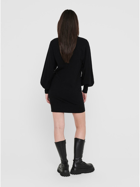 ONLY Schwarzes ONLY Abelle Pullover Kleid