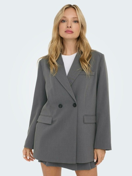 ONLY ONLY Tilly Grau Gestreifte Jacke für Damen