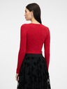 Orsay Rotes Damen-Langarm-T-Shirt ORSAY