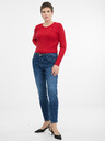 Orsay Rotes Damen-Langarm-T-Shirt ORSAY