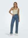 ONLY Beigefarbenes Basic-Tank-Top für Damen ONLY Ea (wendbar)