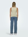 ONLY Beigefarbenes Basic-Tank-Top für Damen ONLY Ea (wendbar)