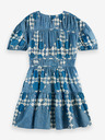 Scotch & Soda Blaues gemustertes Damenkleid von Scotch & Soda