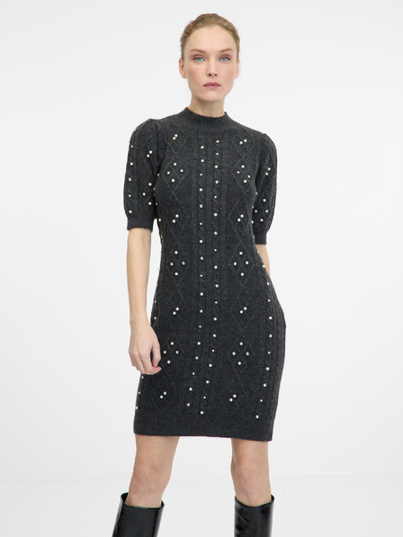 Orsay Dunkelgraues Damenkleid ORSAY
