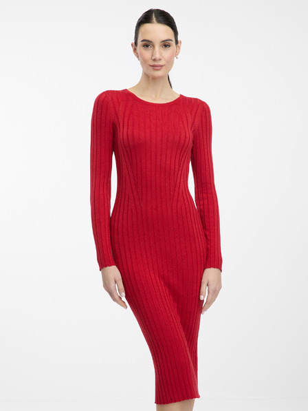 Orsay Rotes Damen-Midikleid ORSAY
