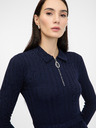 Orsay Dunkelblaues Damen-Midikleid ORSAY