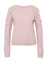 Orsay Hellrosa Damenpullover mit Blumenapplikation ORSAY