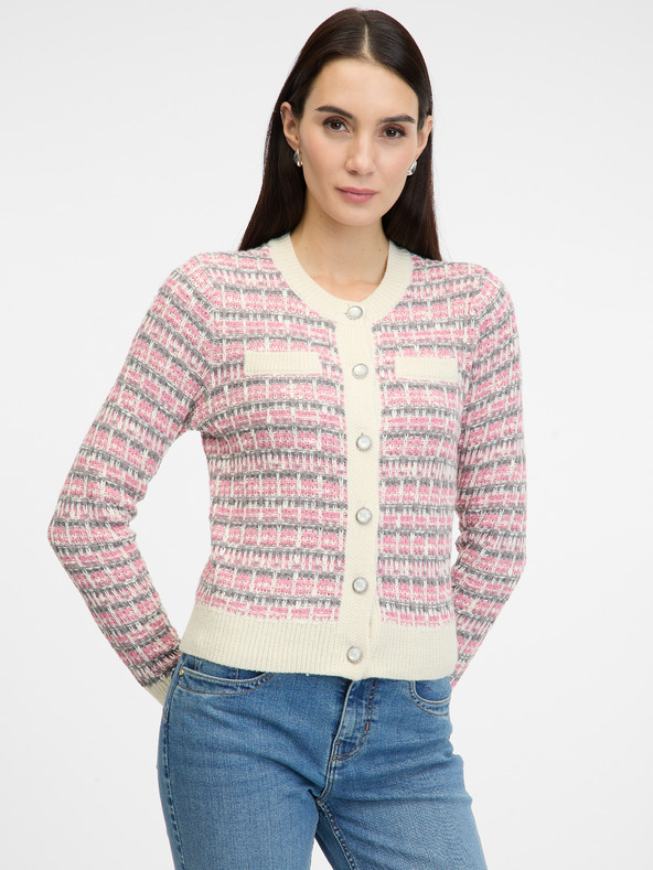 Orsay Hellrosa Damen Cardigan ORSAY