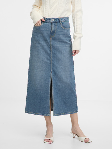 Orsay Blauer Denim-Maxirock ORSAY