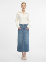 Orsay Blauer Damen Denim-Maxirock ORSAY