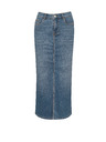 Orsay Blauer Damen Denim-Maxirock ORSAY