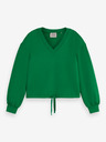 Scotch & Soda Grünes Modal-Sweatshirt für Damen Scotch & Soda