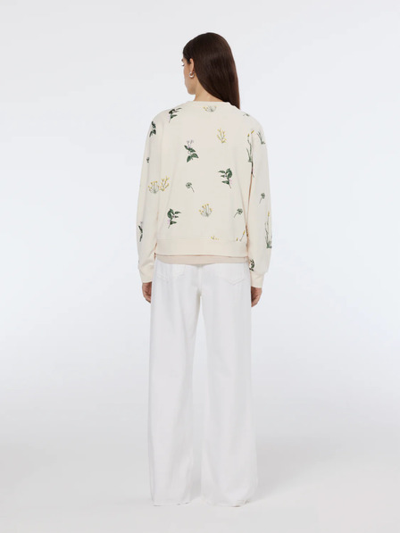 Scotch & Soda Cremefarbenes Damen-Sweatshirt Scotch & Soda