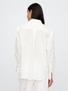 GAP Damen Leinen-Oversize-Hemd Big Shirt GAP