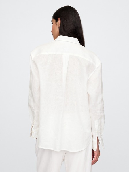 GAP Damen Leinen-Oversize-Hemd Big Shirt GAP