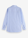 Scotch & Soda Weiß und blau gestreiftes Damenhemd Scotch & Soda