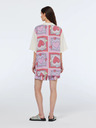 Scotch & Soda Rot und cremefarben gemustertes Damenhemd von Scotch & Soda