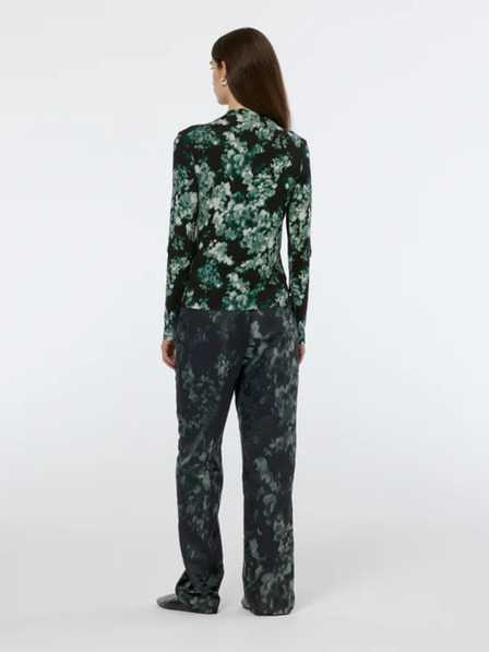 Scotch & Soda Grün-schwarz gemusterte Damenhose Scotch & Soda