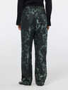 Scotch & Soda Grün-schwarz gemusterte Damenhose Scotch & Soda