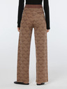 Scotch & Soda Braun gemusterte Damenstrickhose Scotch & Soda