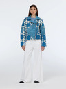 Scotch & Soda Blaue gemusterte Damenjacke Scotch & Soda