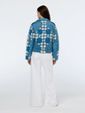 Scotch & Soda Blaue gemusterte Damenjacke Scotch & Soda