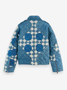 Scotch & Soda Blaue gemusterte Damenjacke Scotch & Soda