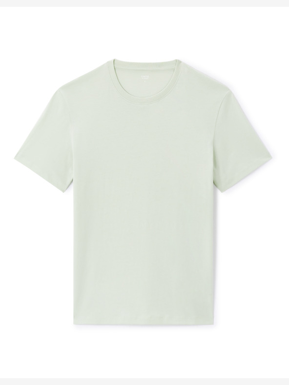 Celio Hellgrünes Herrenhemd aus Baumwolle Celio Tebase