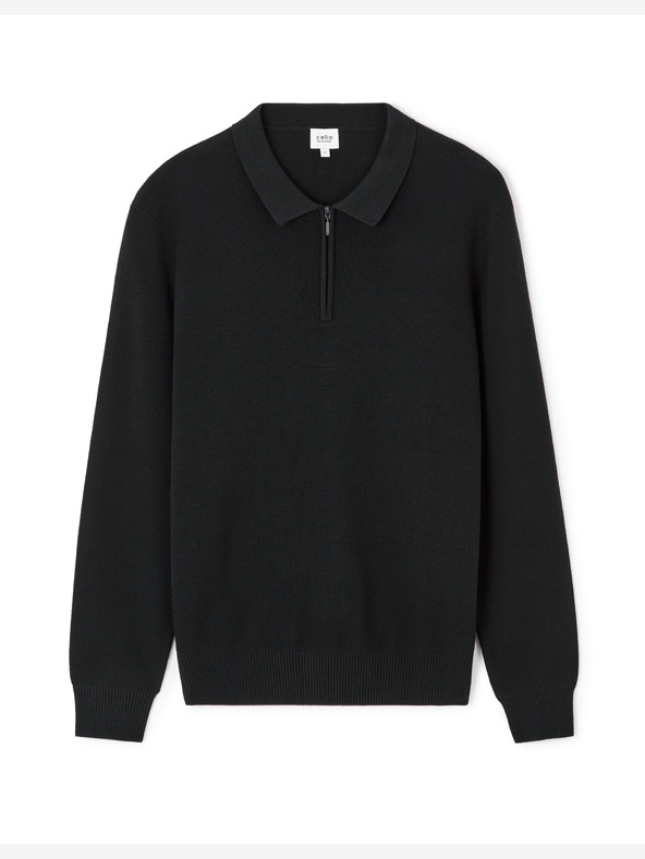 Celio Schwarzer Herren Celio Leviathan Pullover