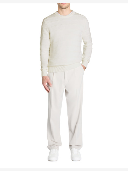 Celio Creme Herren Pullover Celio Leaaron
