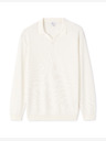 Celio Cremefarbener Herrenpullover Celio Lebirequin