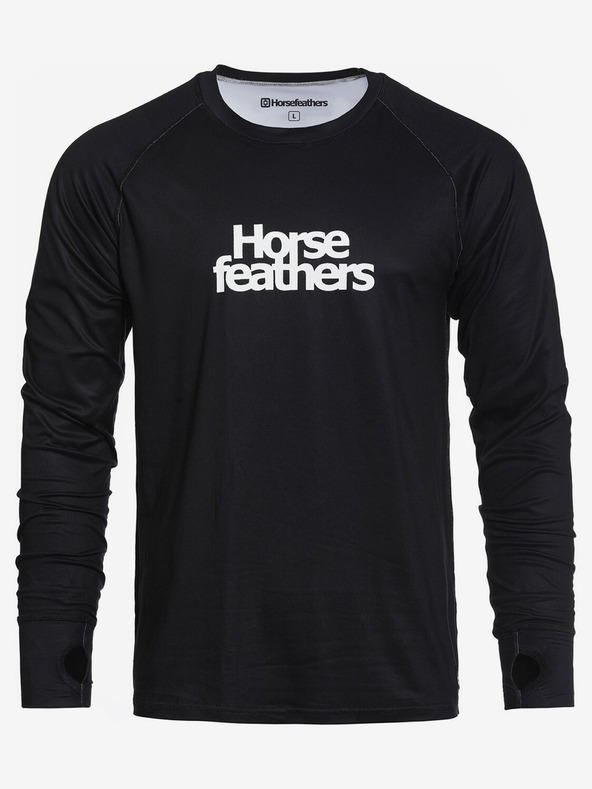 Horsefeathers Thermo-T-Shirt Riley - schwarz Größe L HORSEFEATHERS