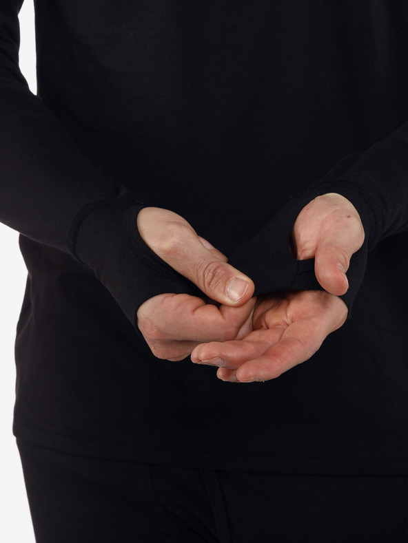 Horsefeathers Thermo-T-Shirt Riley - schwarz Größe L HORSEFEATHERS