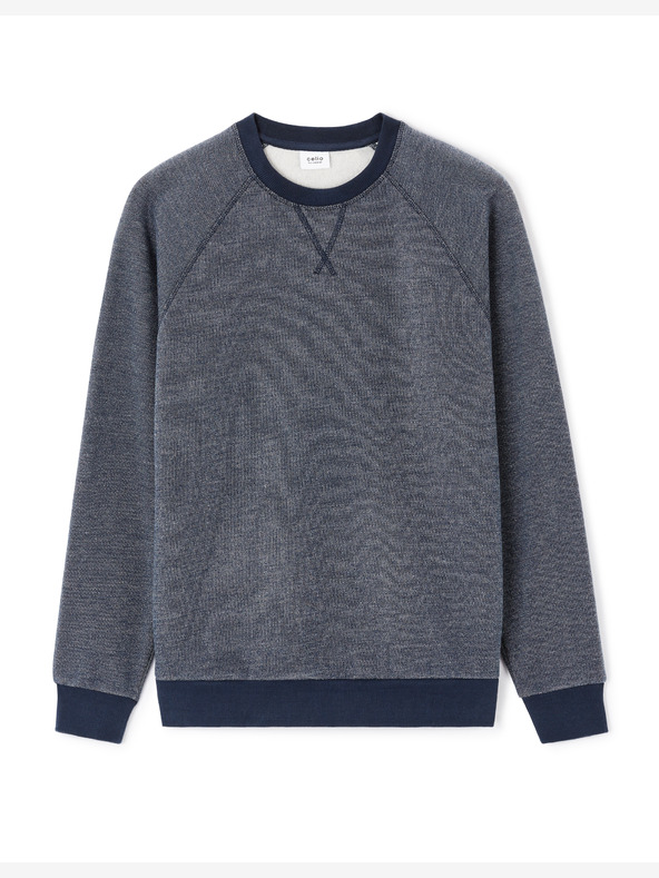 Celio Dunkelblaues Herren-Sweatshirt Celio Leviathan