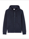 Celio Dunkelblaues Herren-Kapuzen-Sweatshirt mit Reißverschluss Celio Fethree