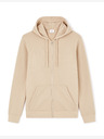 Celio Beige Herren-Kapuzenpulli mit Reißverschluss Celio Fethree