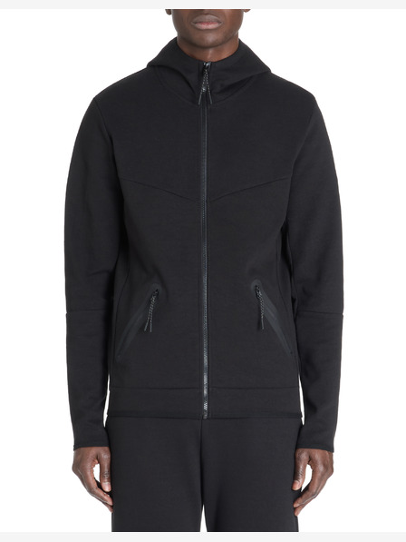 Celio Schwarzes Herren-Kapuzensweatshirt mit Reißverschluss Celio Lenewyoke