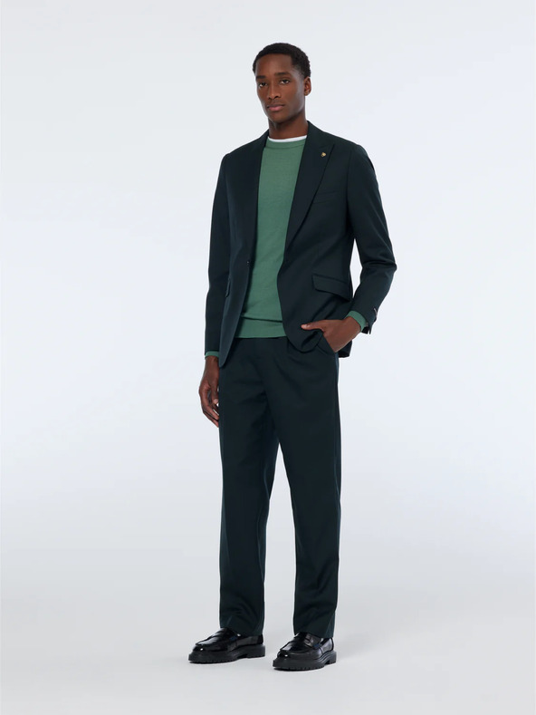 Scotch & Soda Dunkelgrüner Wollblazer für Herren Scotch & Soda
