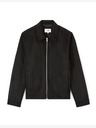 Celio Schwarze Herren-Wildlederjacke Celio Lufaster