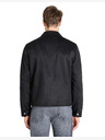 Celio Schwarze Herren-Wildlederjacke Celio Lufaster