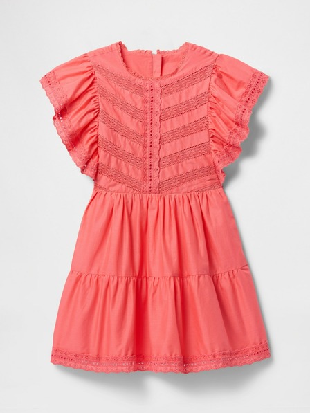 GAP Mädchen-Kleid mit Spitze GAP