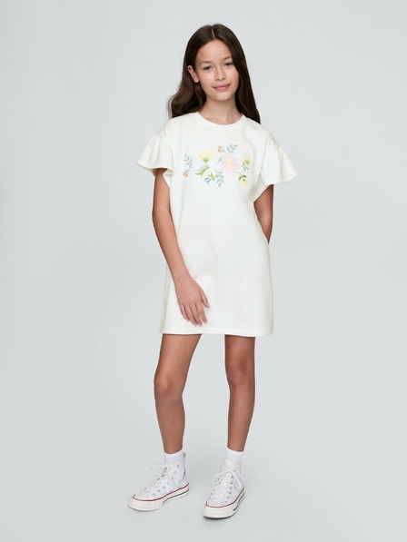 GAP Mädchen-Oversize-Sweatkleid GAP