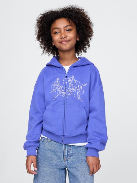GAP Mädchen-Oversize-Sweatshirt mit Logo GAP