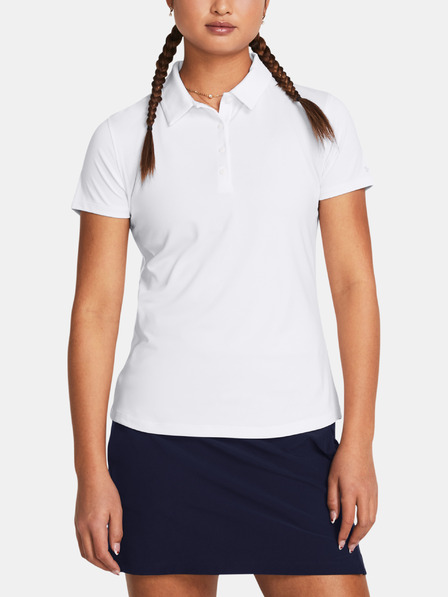 Under Armour Damen Under Armour UA Playoff SS Polo-WHT