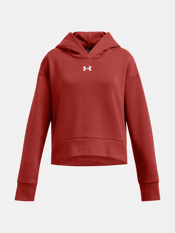 Under Armour Under Armour UA Rival Fleece-Kapuzenpullover für Mädchen-ORG