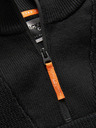 Jack & Jones Schwarzer Jack & Jones Outdoor Pullover mit Reißverschluss für Herren