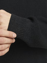 Jack & Jones Schwarzer Jack & Jones Outdoor Pullover mit Reißverschluss für Herren