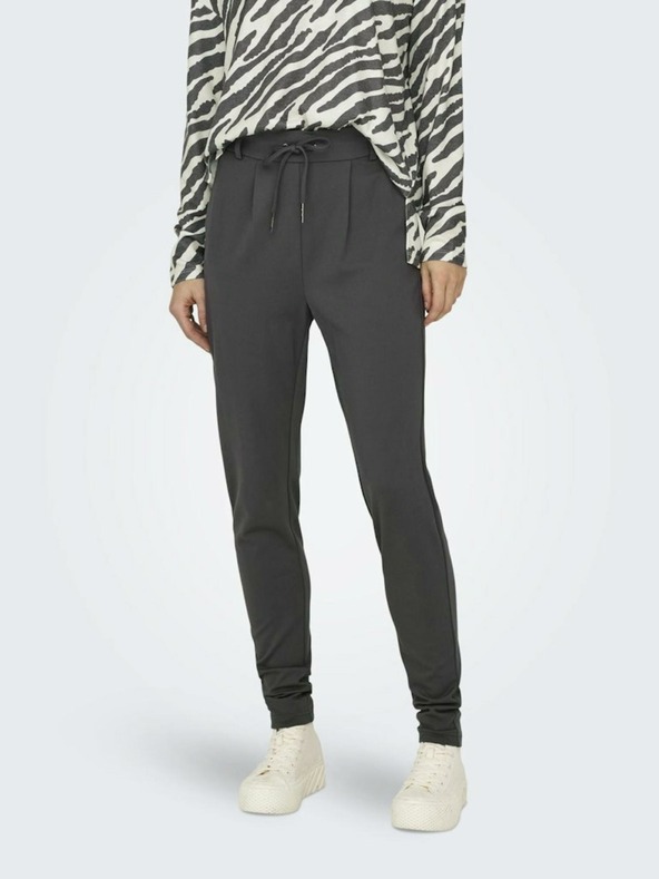 ONLY Dunkelgraue ONLY Poptrash-Hose für Damen