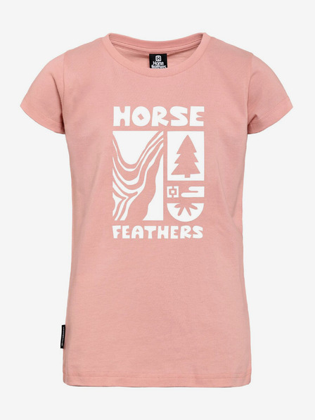 Horsefeathers Kinder T-shirt Ibis Horsefeathers - rosa
