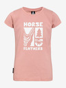 Horsefeathers Kinder T-shirt Ibis Horsefeathers - rosa